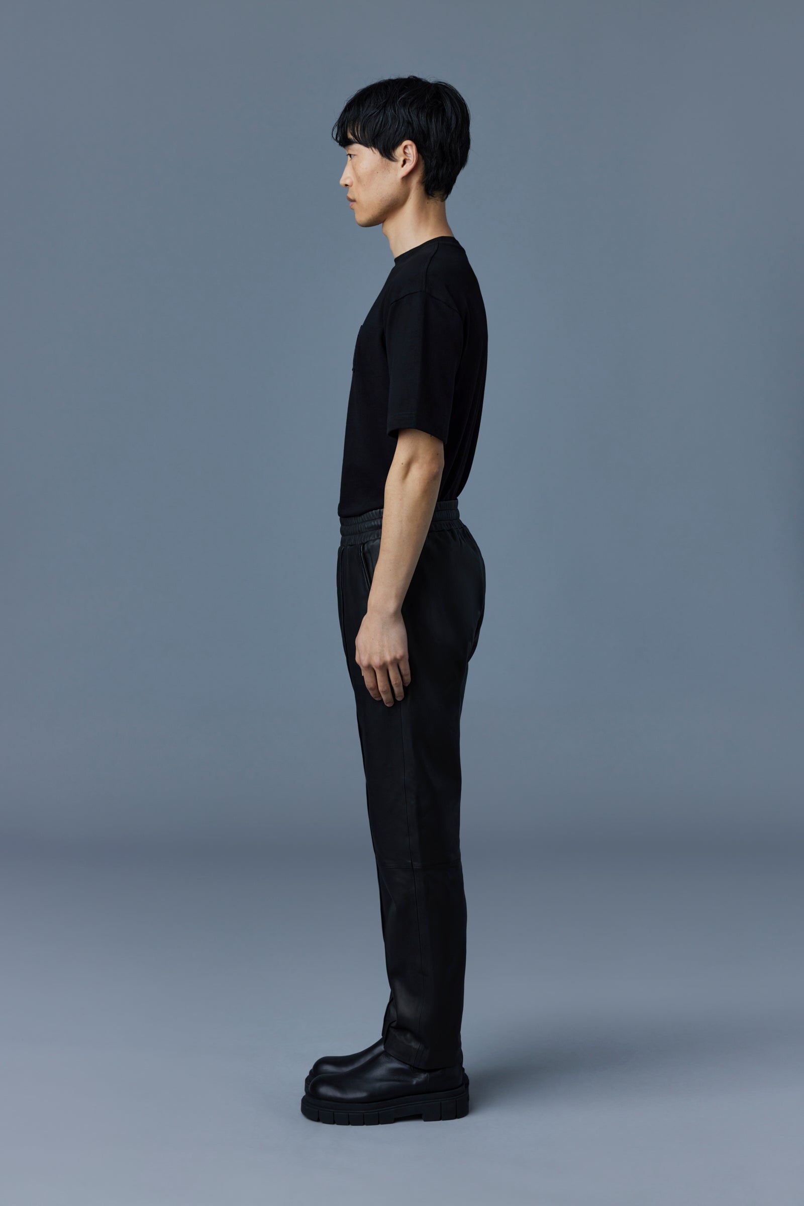 JAMIL (R)Leather pants for men - 3
