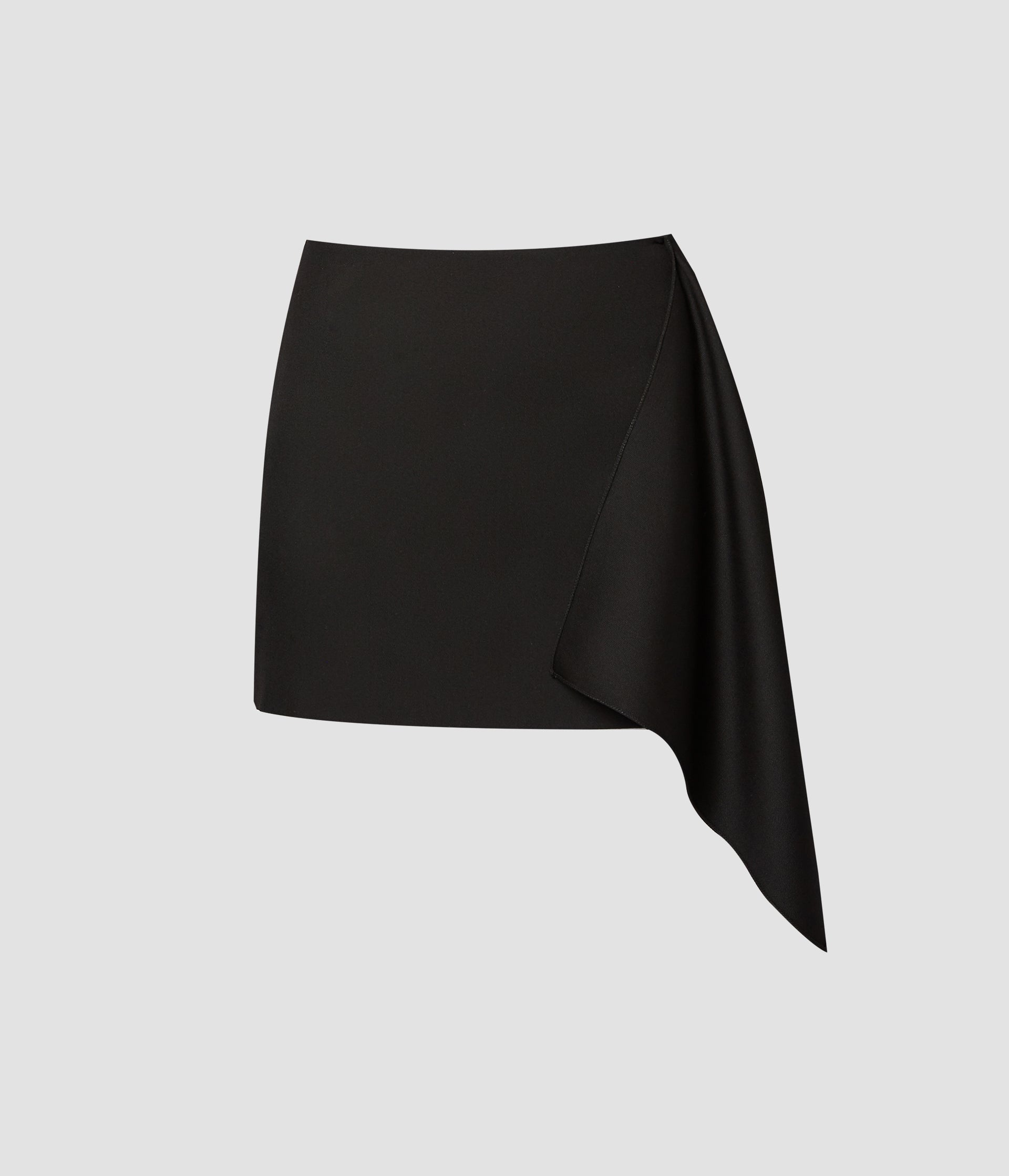 MINI SKIRT WITH DRAPE DETAIL - 1