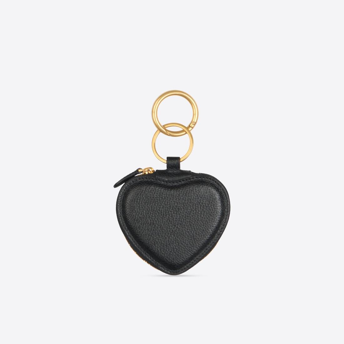 Women's Cash Heart Mirror Case in Black - 2