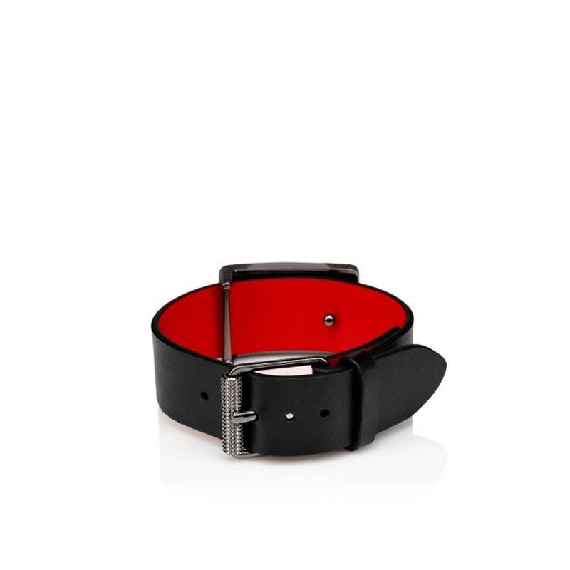 Christian Louboutin Ricky Bracelet BLACK/GUN METAL outlook
