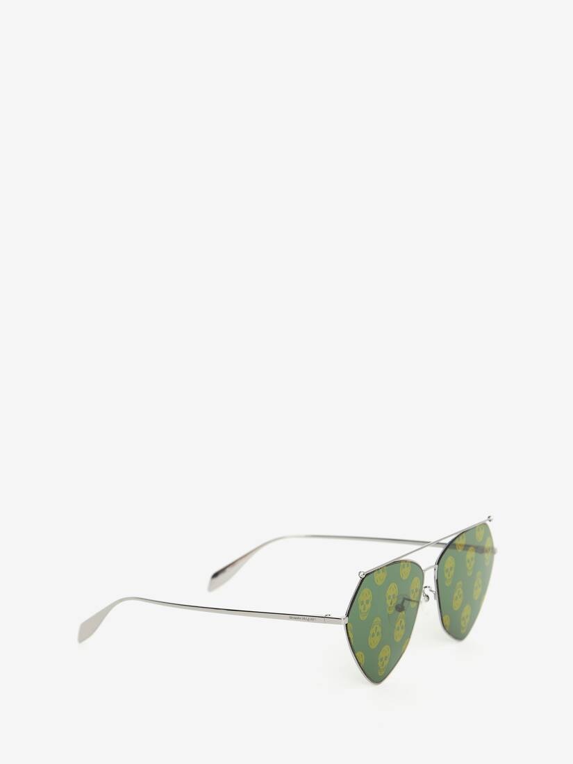 Top Piercing Sunglasses in Ruthenium - 3