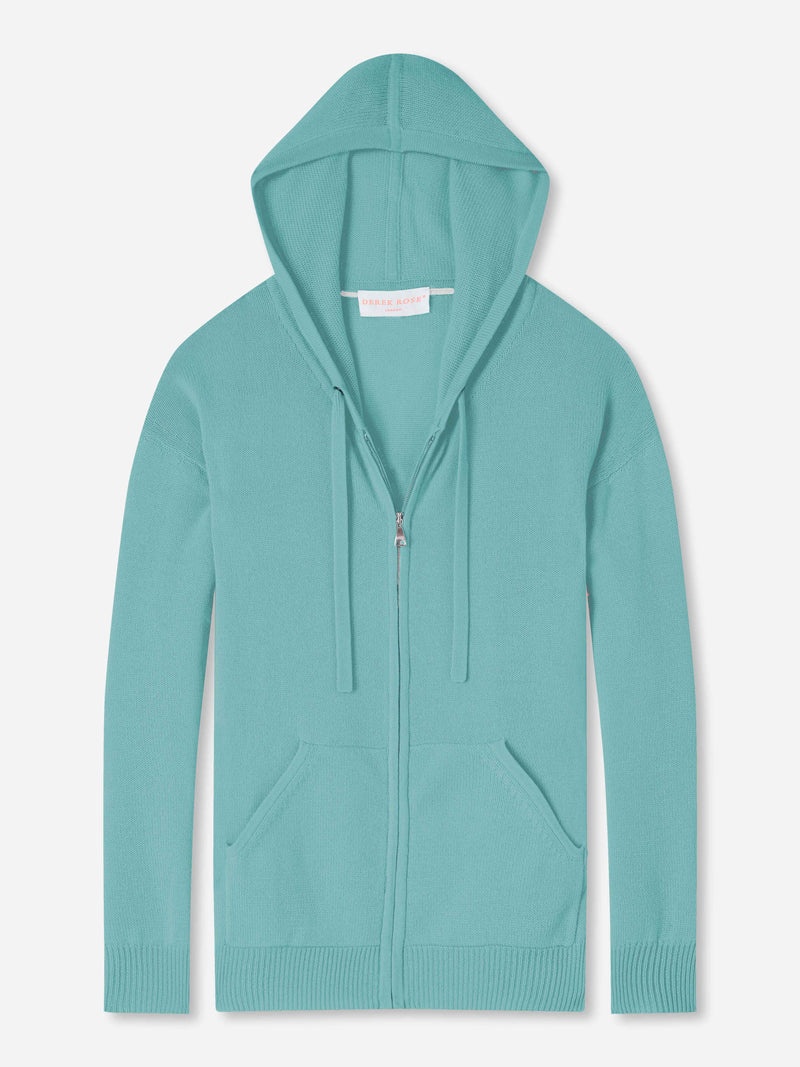 Women's Hoodie Daphne Cashmere Sea Foam Green - 1
