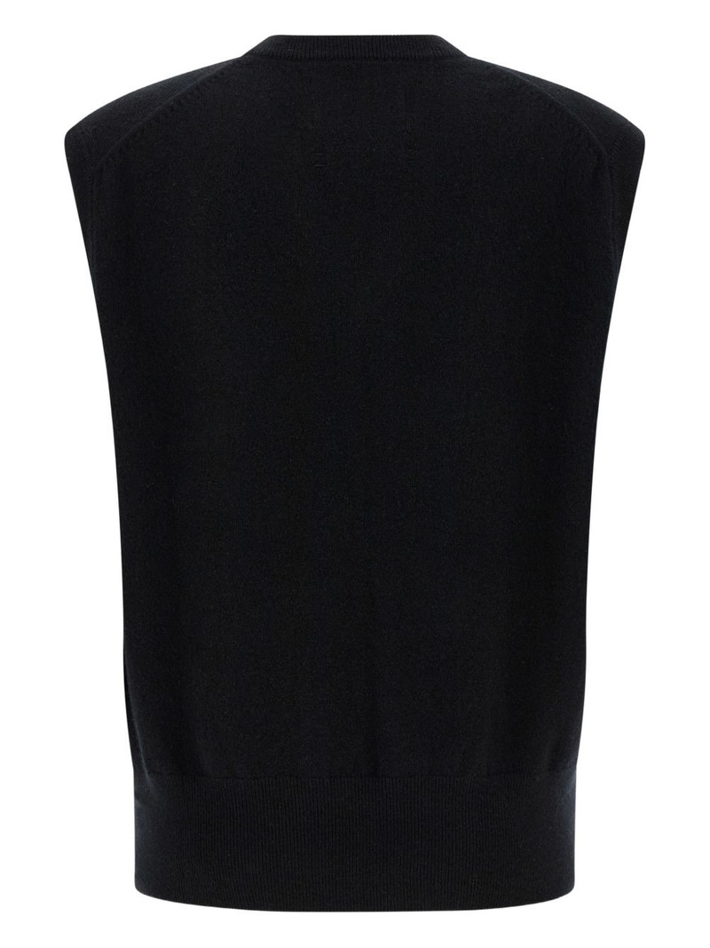 extreme cashmere V-neck vest outlook