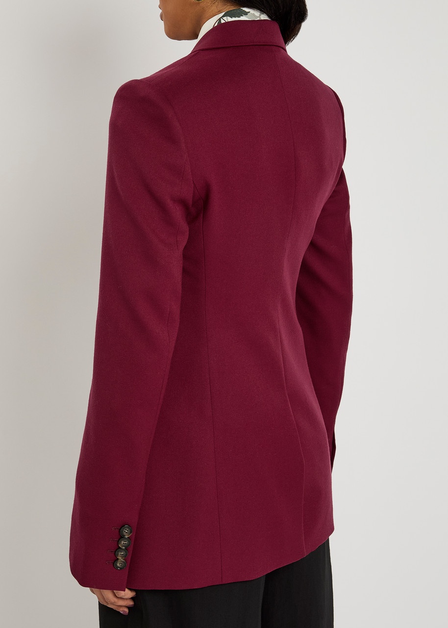 Stella Mccartney Flannel Wool Blazer - 3