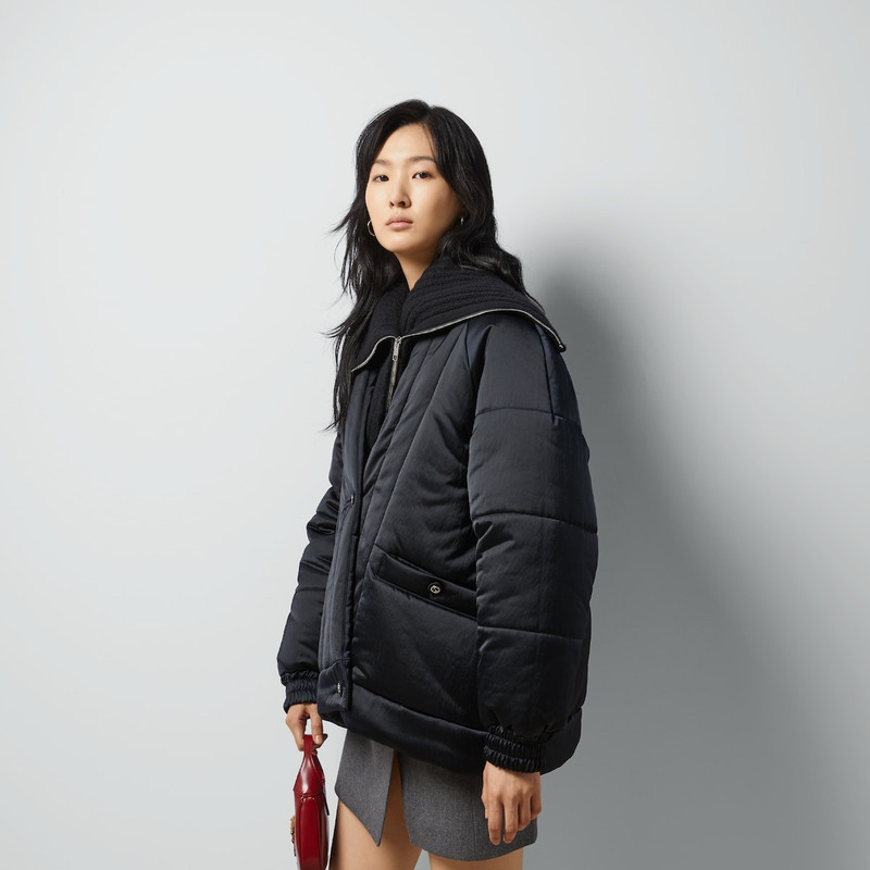 Nylon padded bomber jacket 6