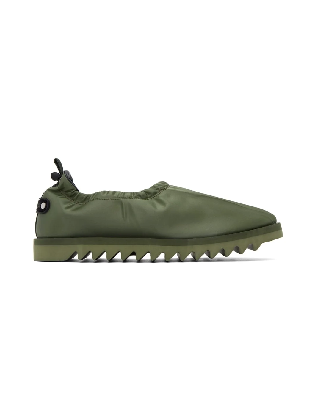 Khaki Nylon Loafers - 1