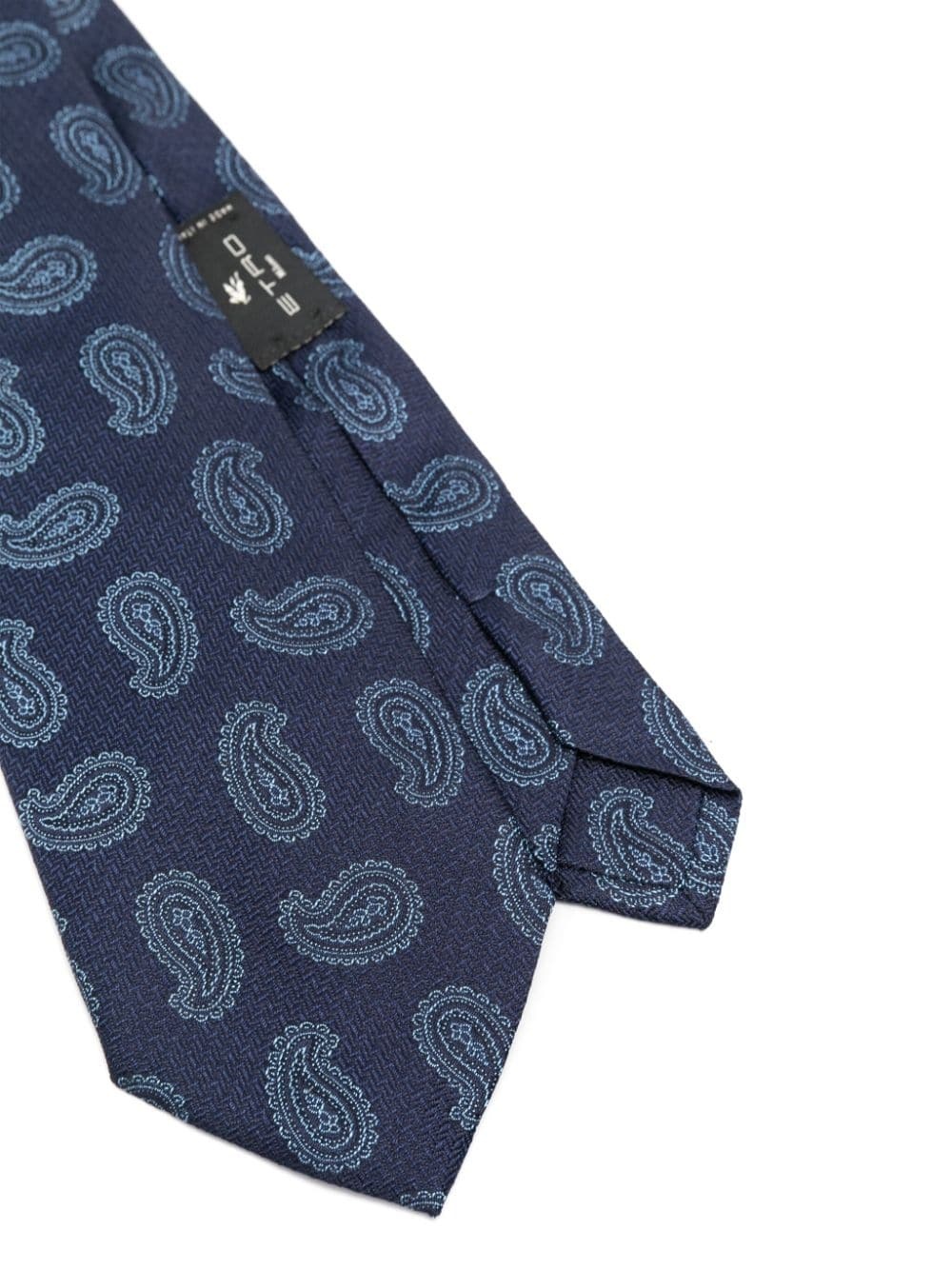 paisley-jacquard silk tie - 2