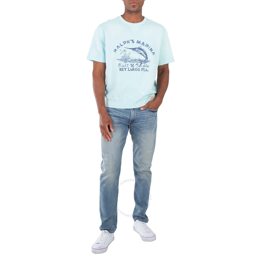 Polo Ralph Lauren - Polo Ralph Lauren Marina Short-Sleeve Graphic Sweatshirt - 3