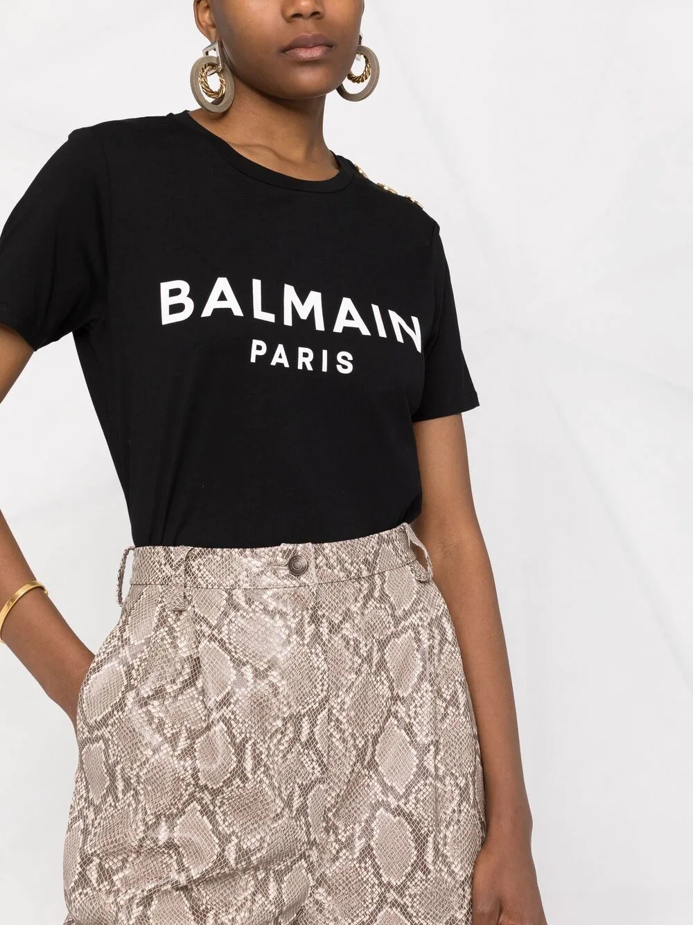 logo-print cotton T-shirt - 5