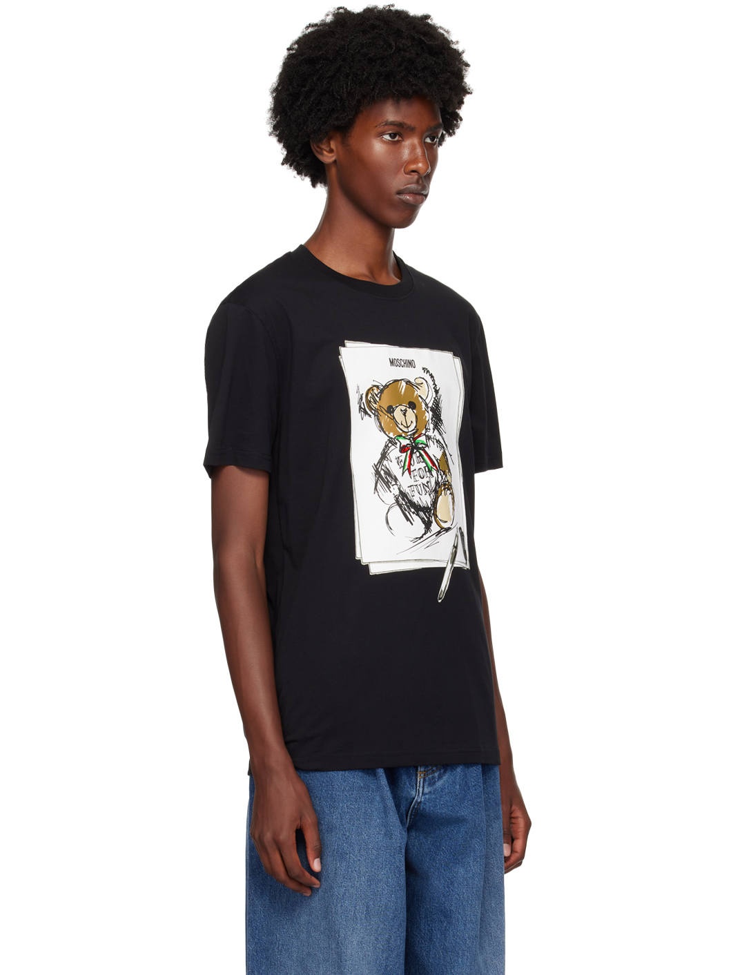 Black Teddy Bear T-Shirt - 2