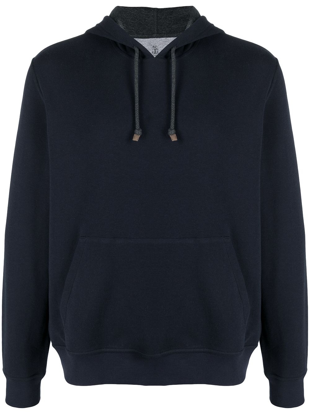 pullover drawstring-hood hoodie - 1