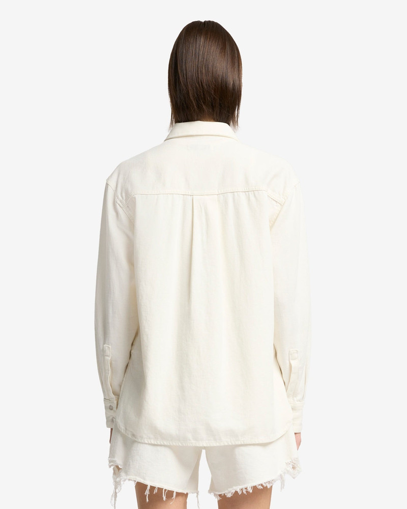 Linen Blend Easy Shirt in Ostuni 5