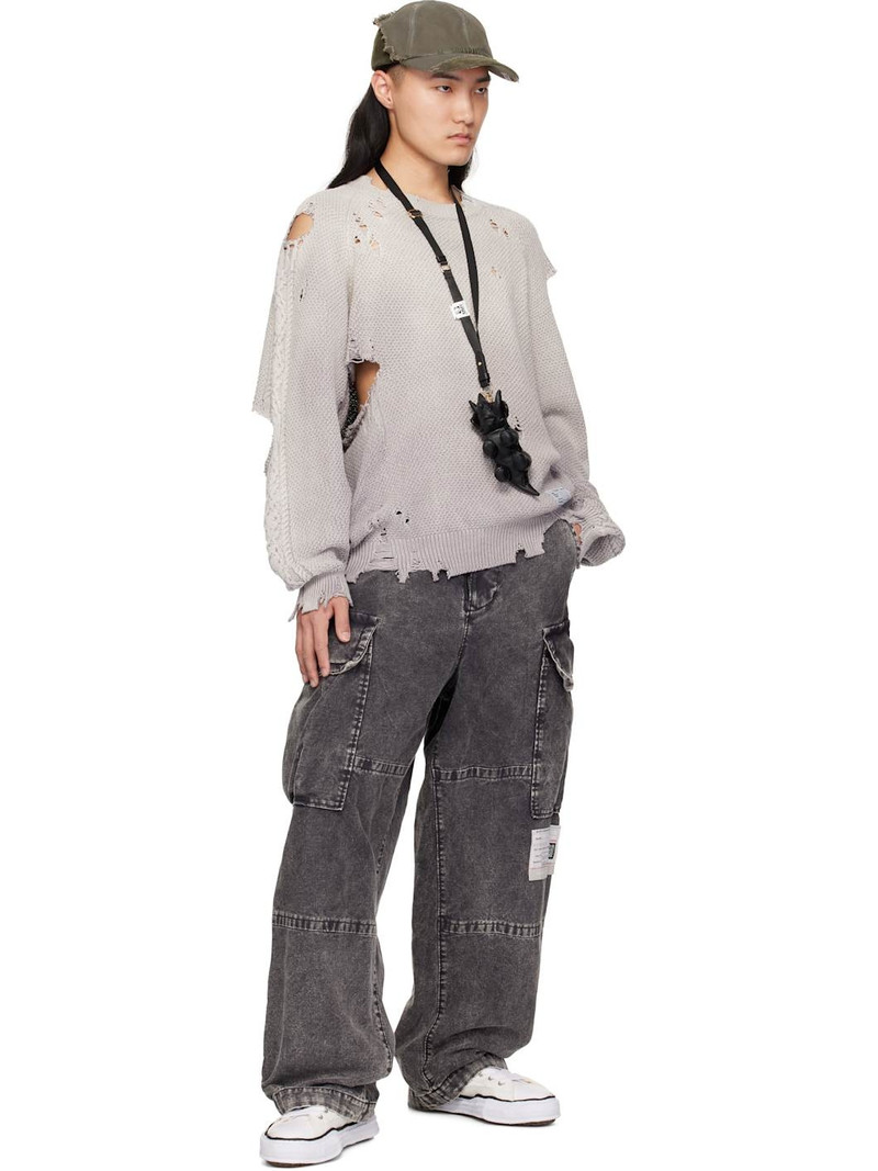 Maison MIHARAYASUHIRO White Peterson OG Sole Canvas High-Top Sneakers outlook