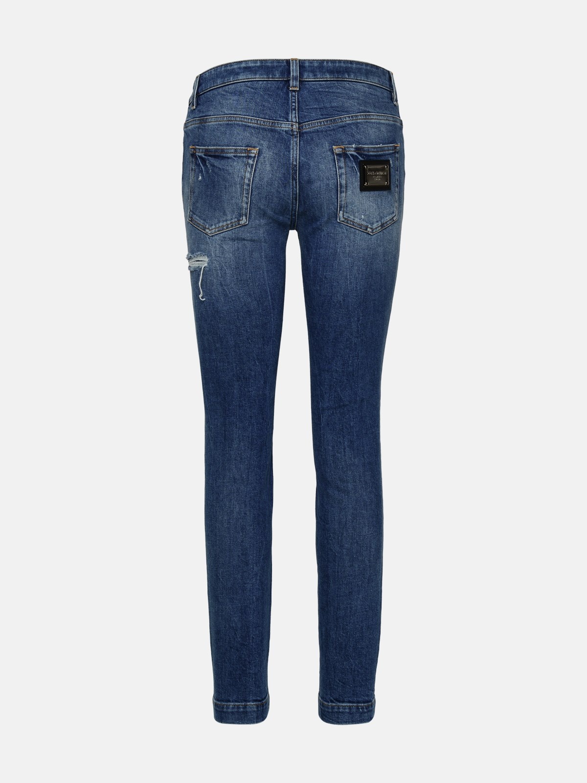 BLUE COTTON JEANS - 3