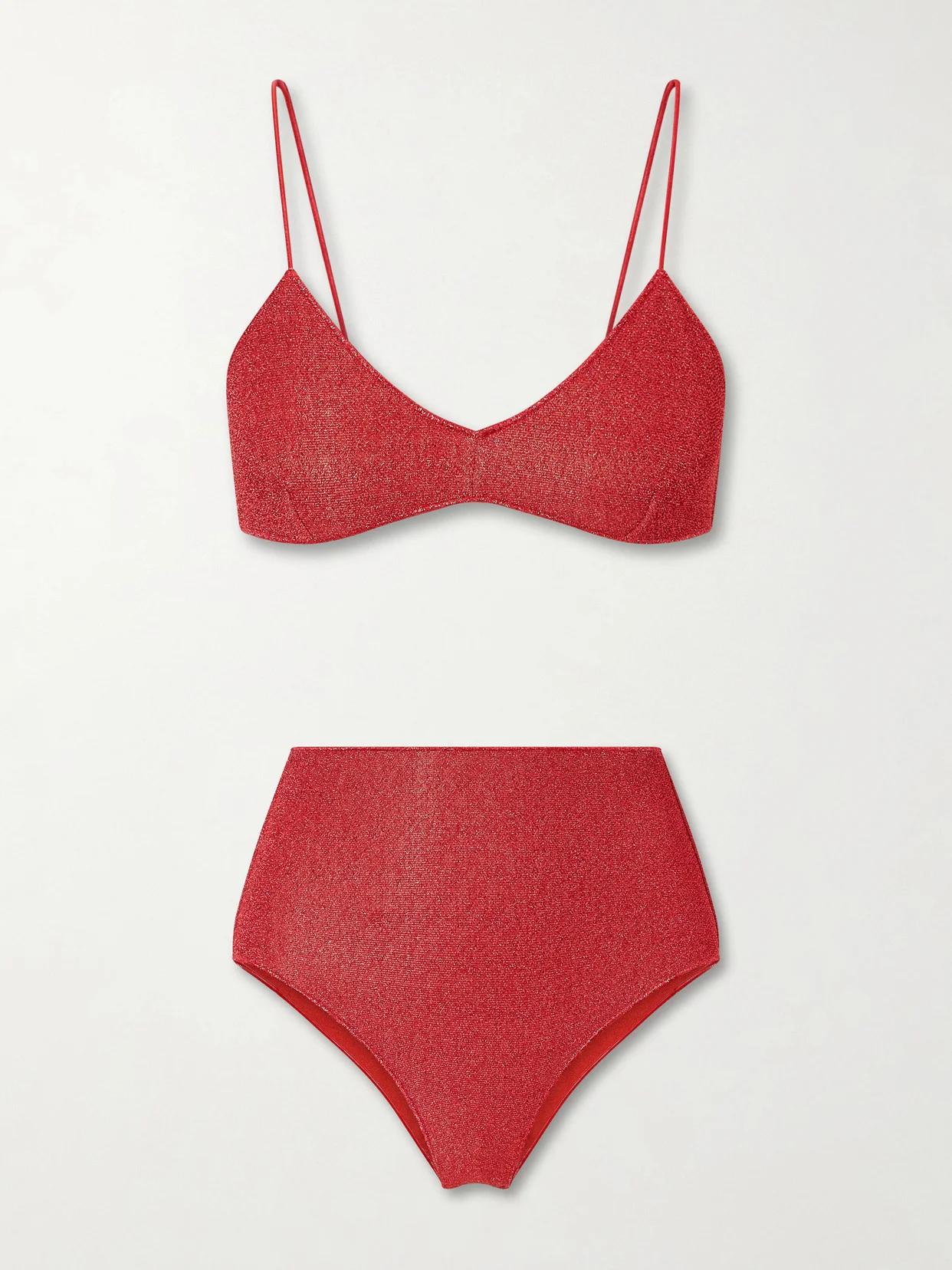 Lumière Metallic Lurex Bikini - 1