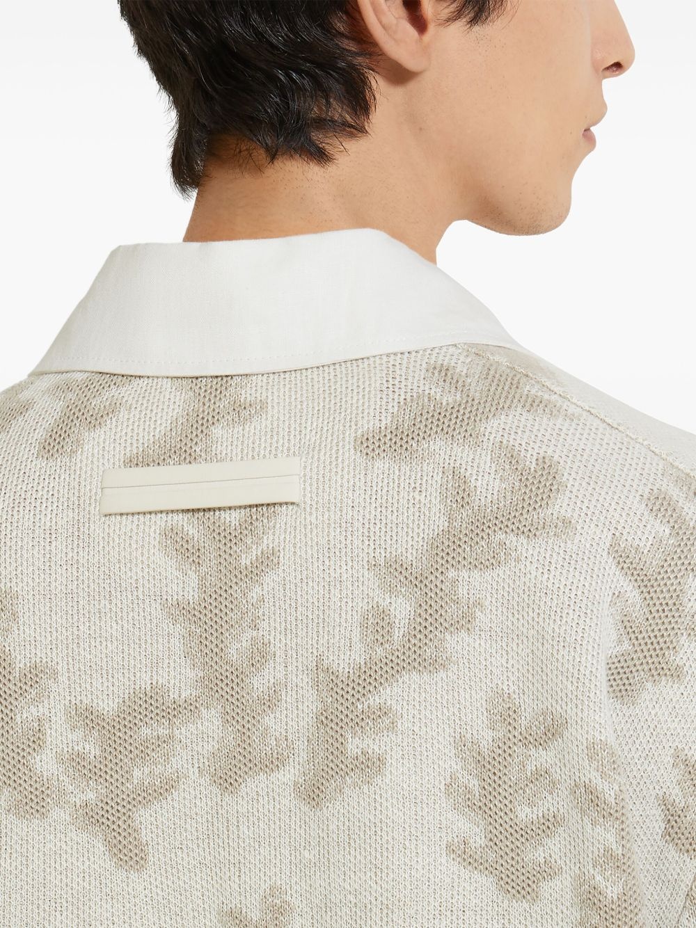 linen polo shirt - 5