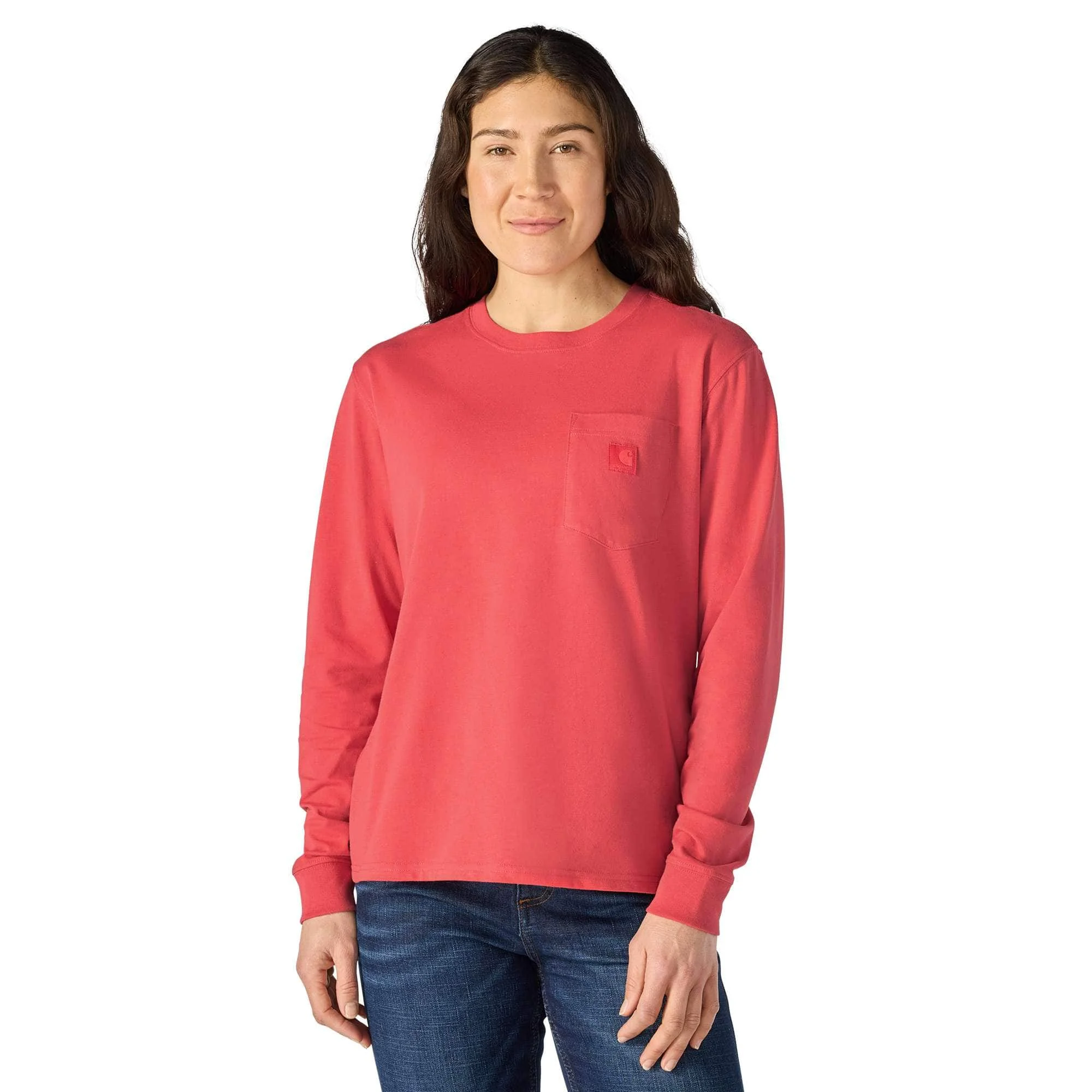 Women's Irvine Loose LS Pocket T-Shirt - 1