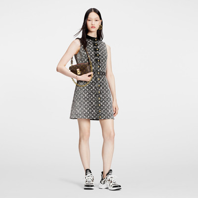 Louis Vuitton Monogram Denim Button Tab Dress outlook