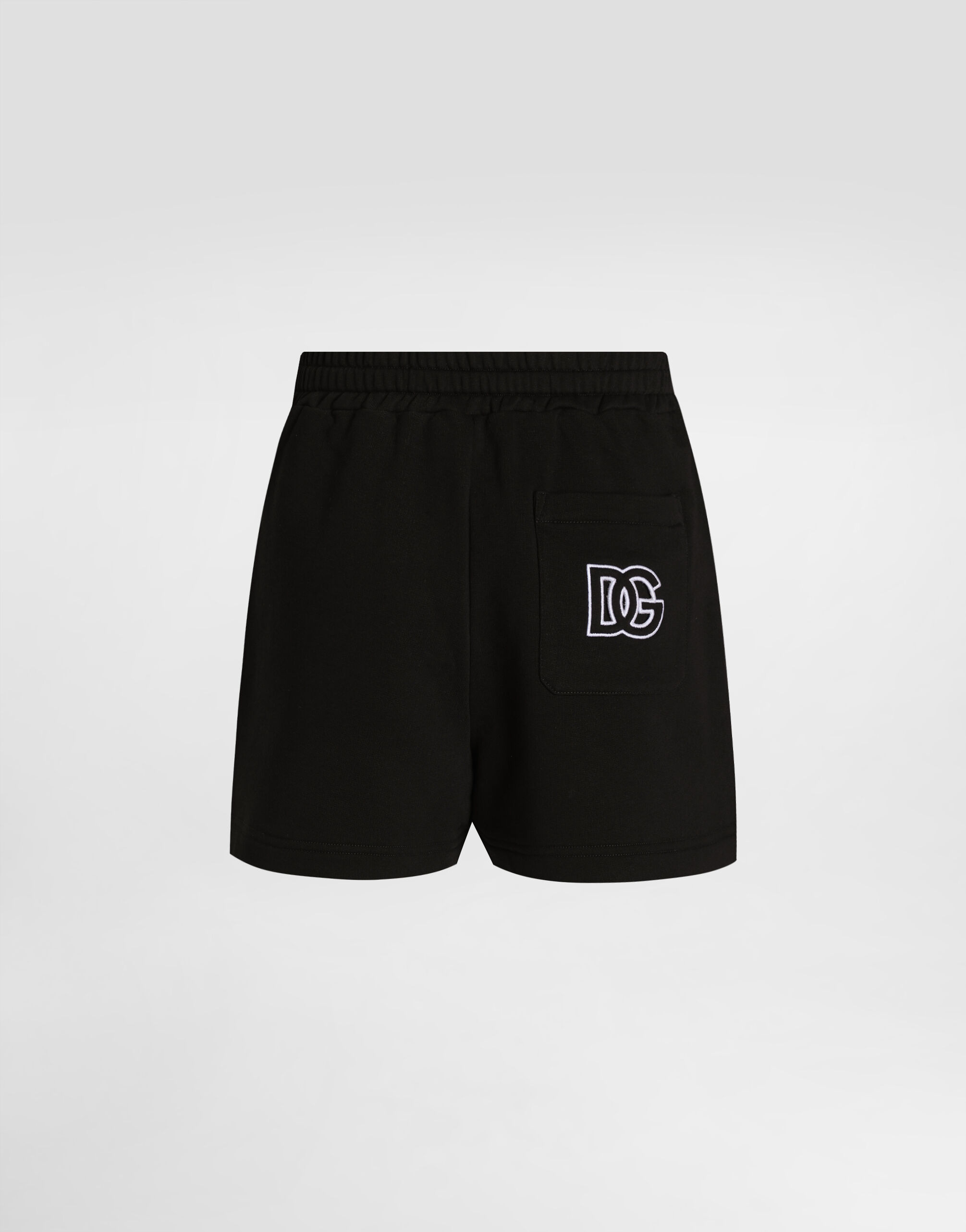Fleece shorts with DG embroidery - 4