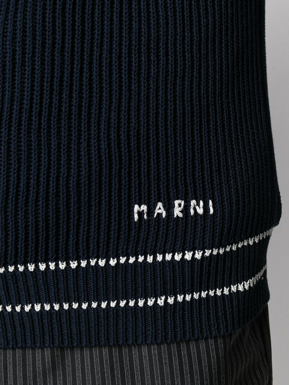 logo knitted jumper - 5