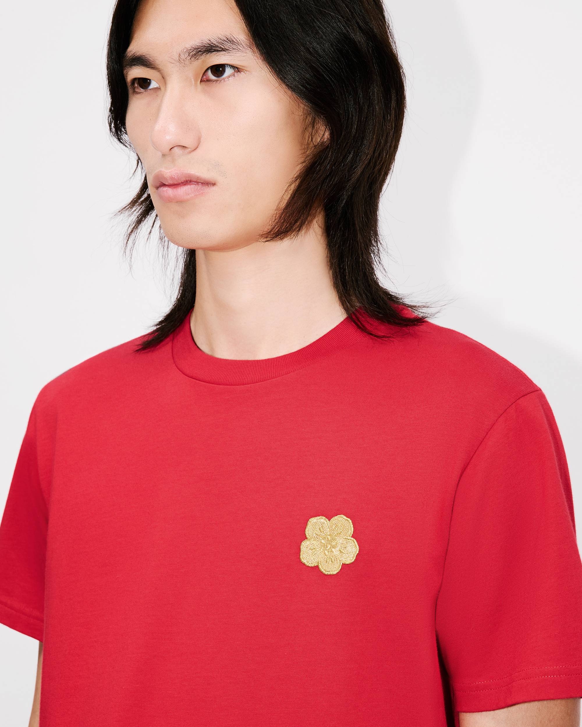 'Boke Flower' embroidered slim T-shirt in cotton - 6