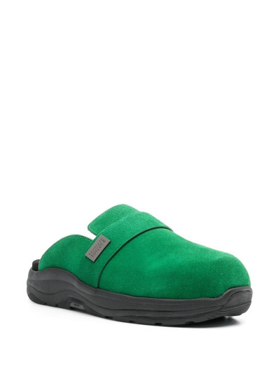 Suicoke suede-leather slippers outlook