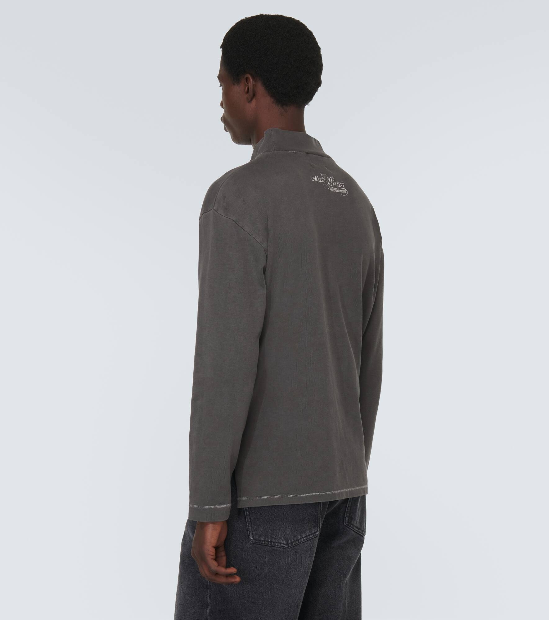 Printed cotton jersey T-shirt - 4