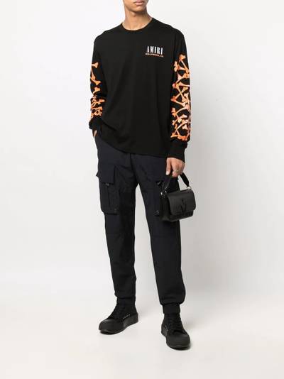 AMIRI Bones logo-print T-shirt outlook