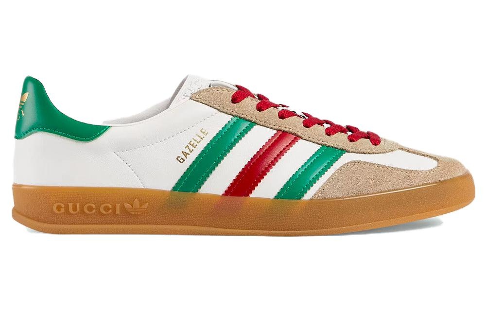 adidas x Gucci Gazelle 'White Green Red' 726487-AAA43-9547 - 3