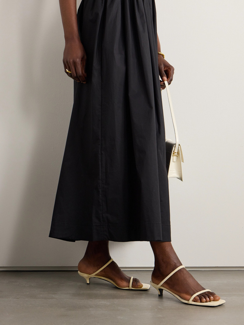 TOTEME The Minimalist Suede Sandals outlook