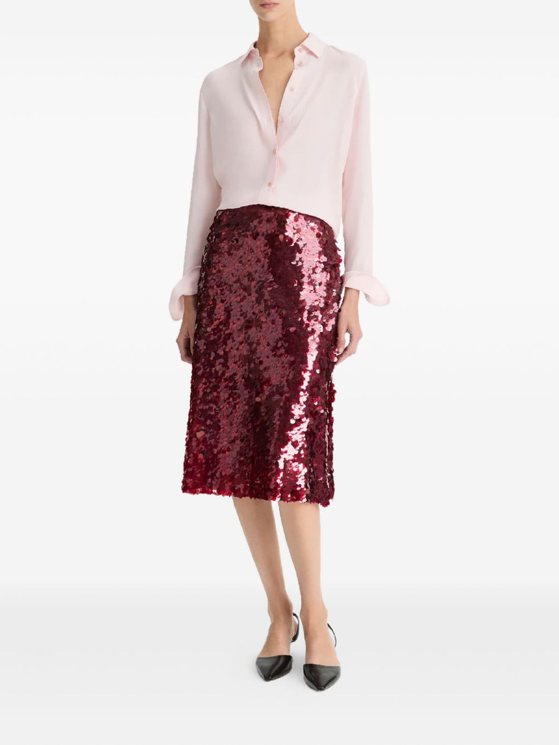 Vince buttoned silk shirt outlook