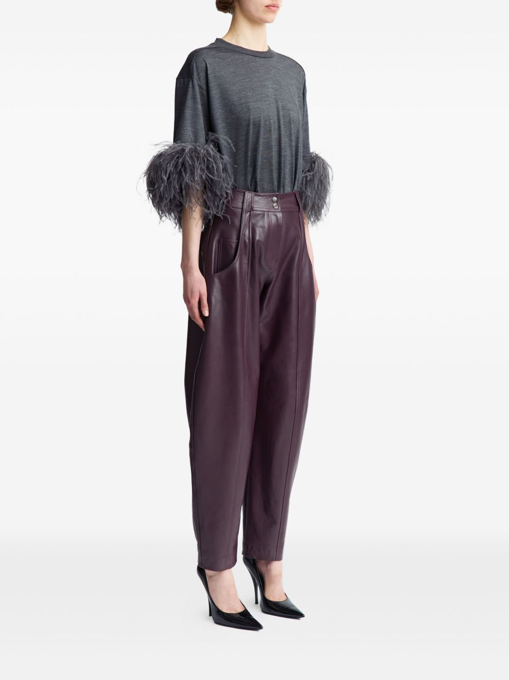 Alcea leather trousers - 3