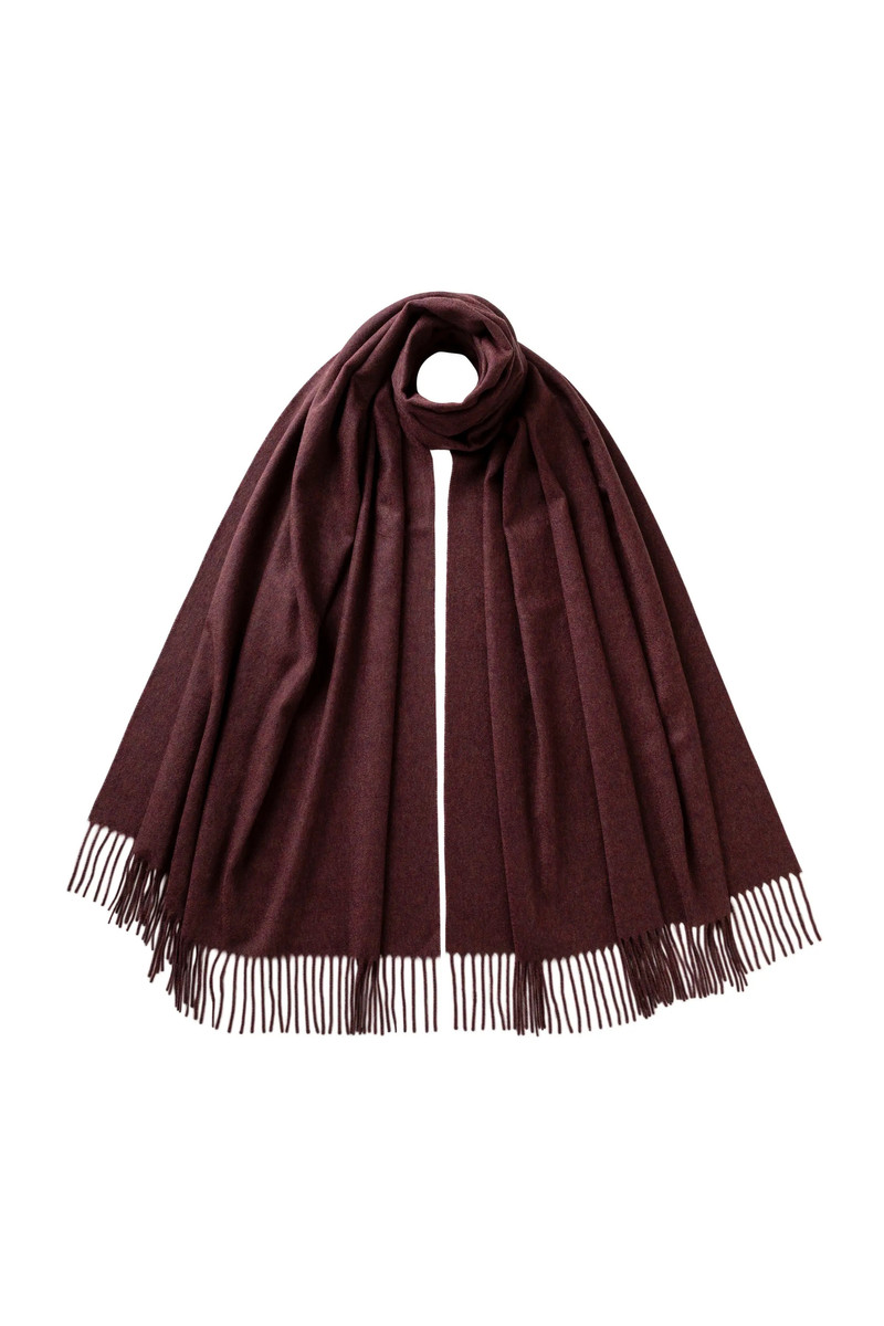 Purple Cashmere Stole 1