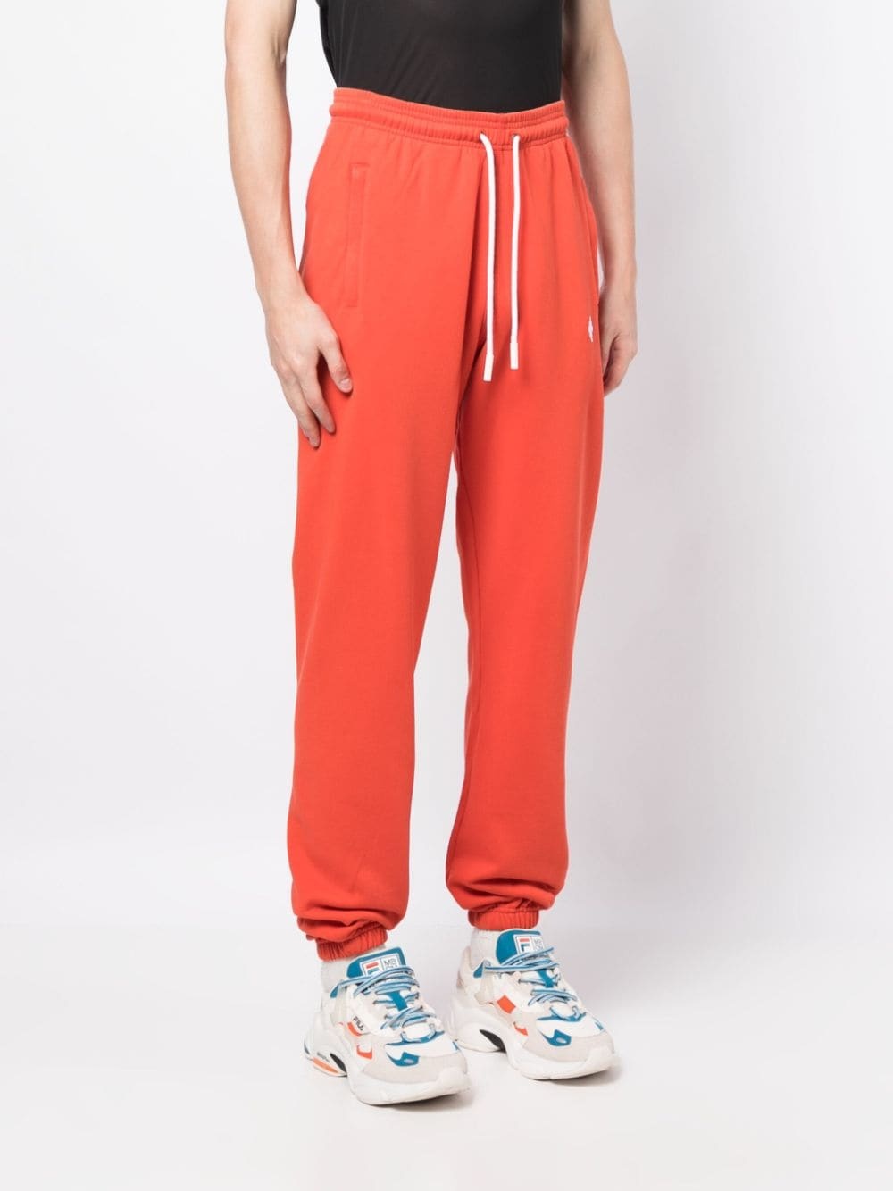 logo-print cotton track pants - 3