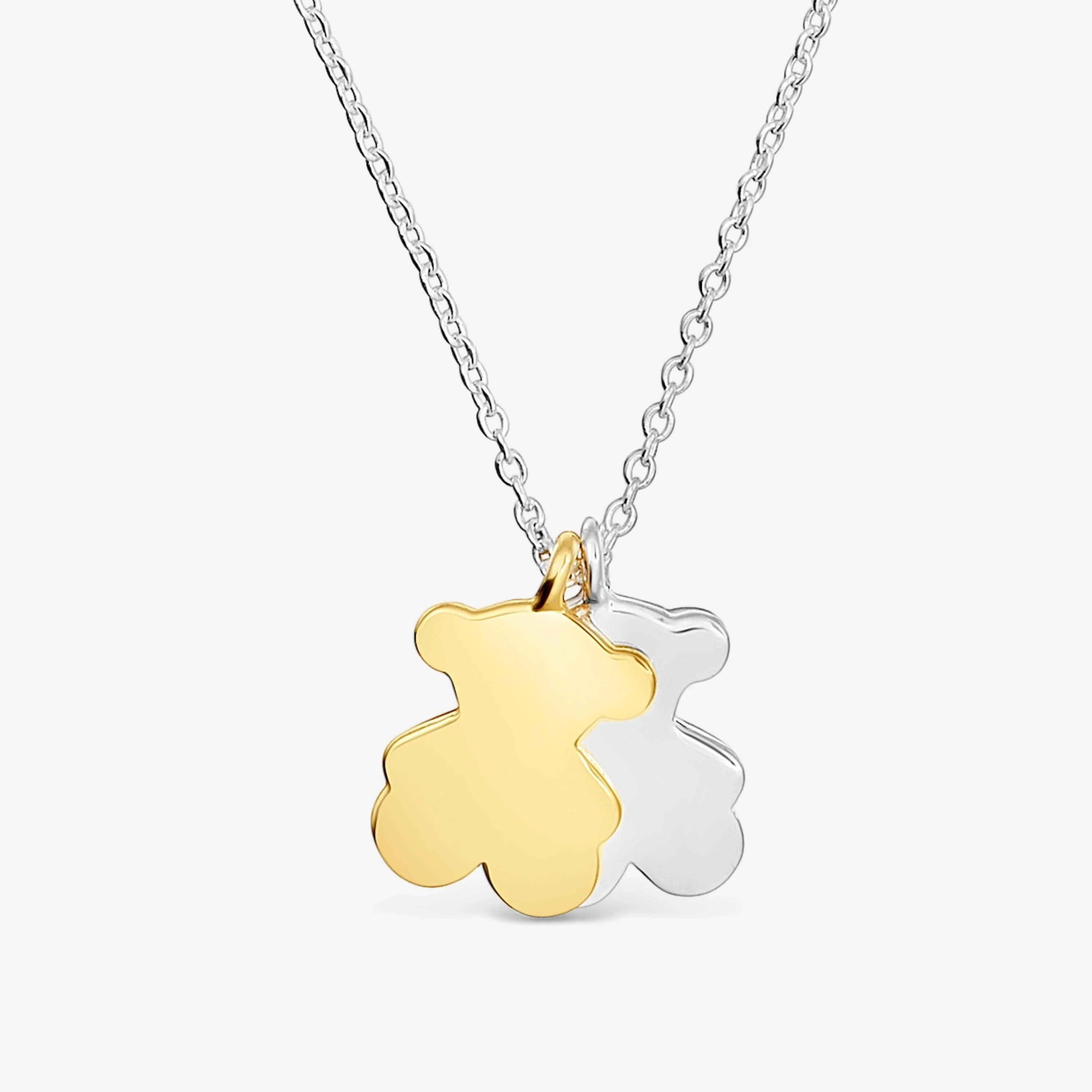 Sweet Dolls short two-tone Necklace with motifs - 1
