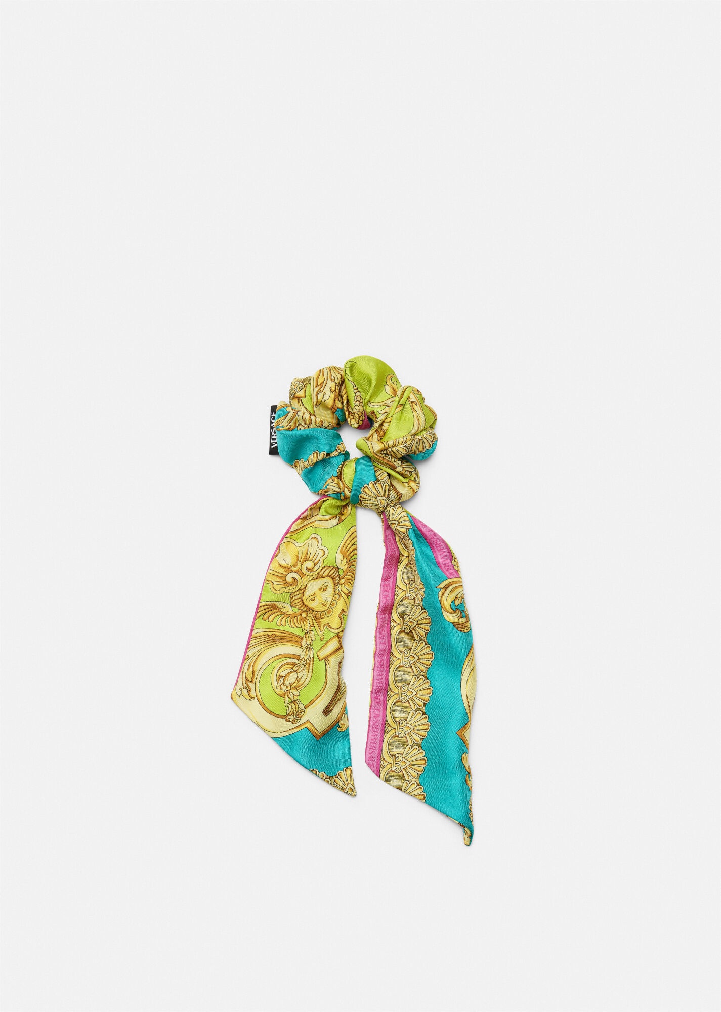 Barocco Goddess Silk Scrunchie - 1