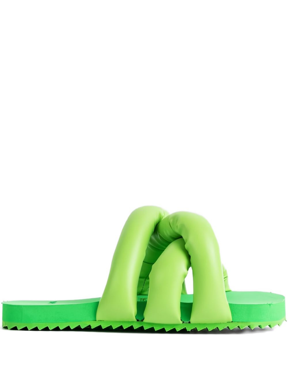 padded twisted-strap sandals - 1