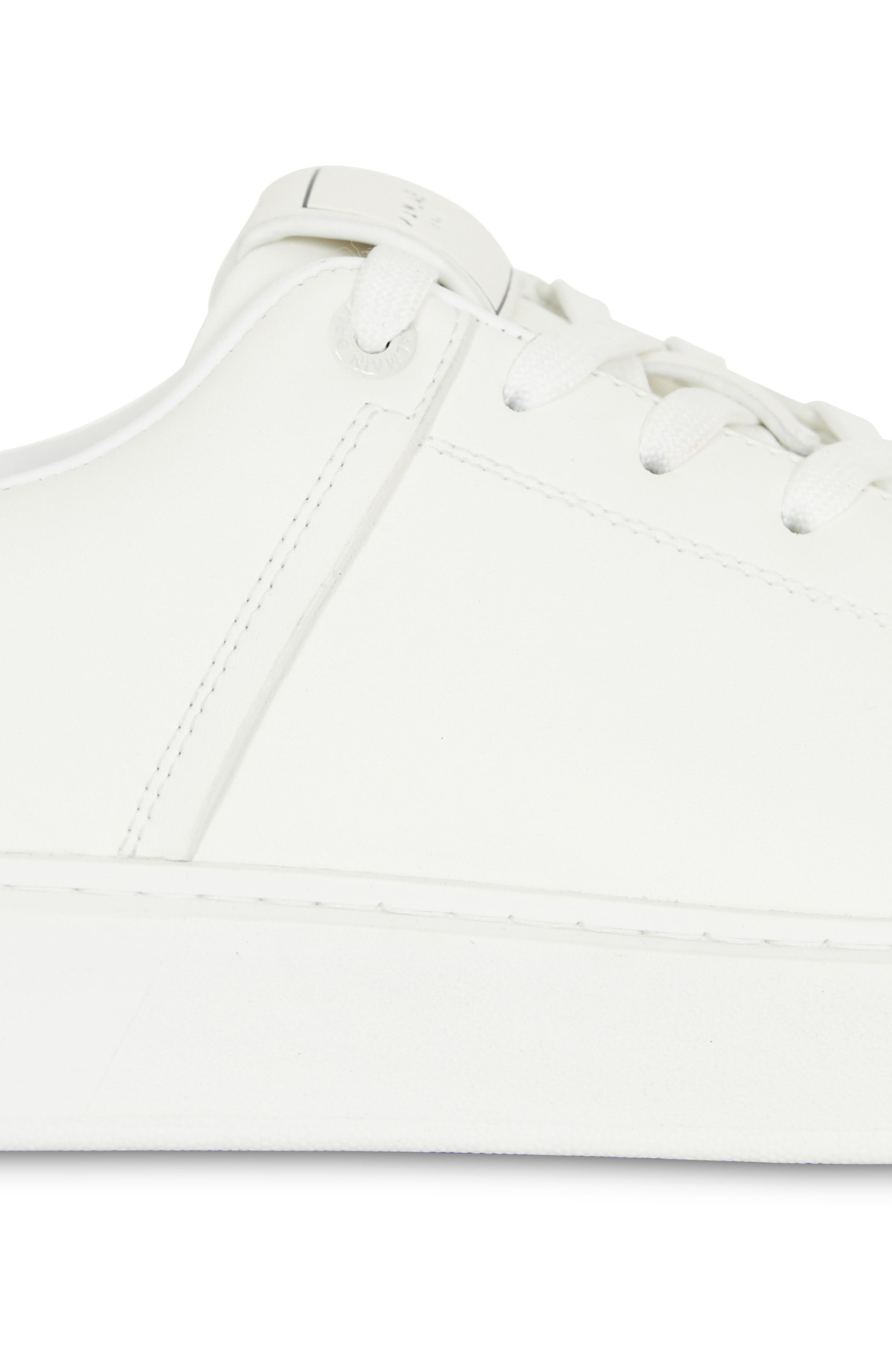 Balmain B-Court Calfksin Trainers in White at Nordstrom - 7