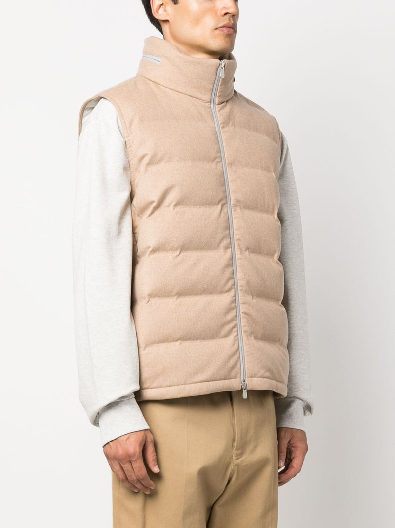 zip-up padded gilet 3