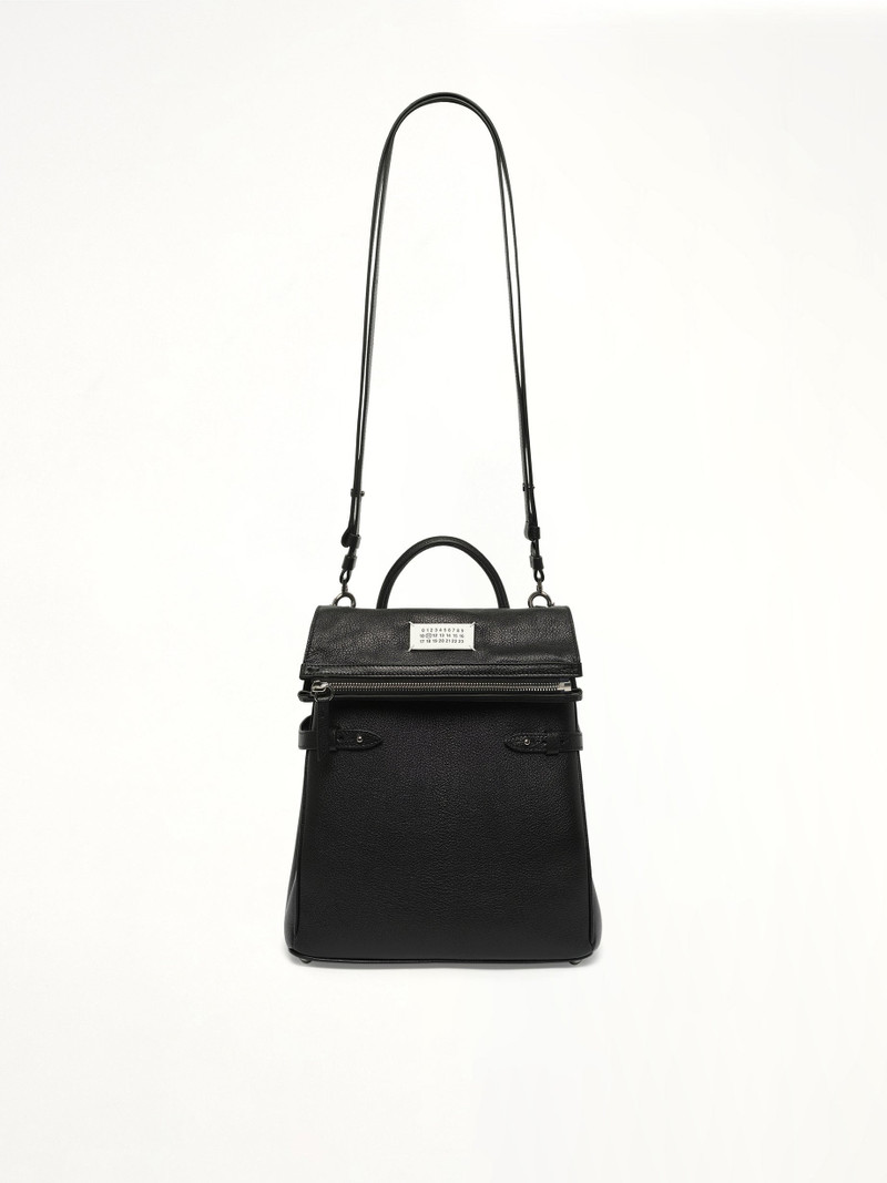 Maison Margiela 5AC Top Handle Backpack in Black outlook
