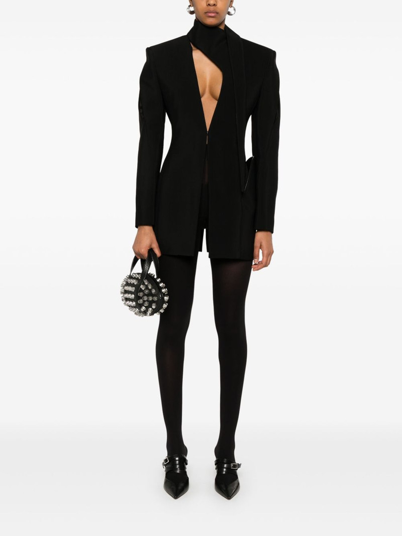 MUGLER cut out-detail blazer outlook