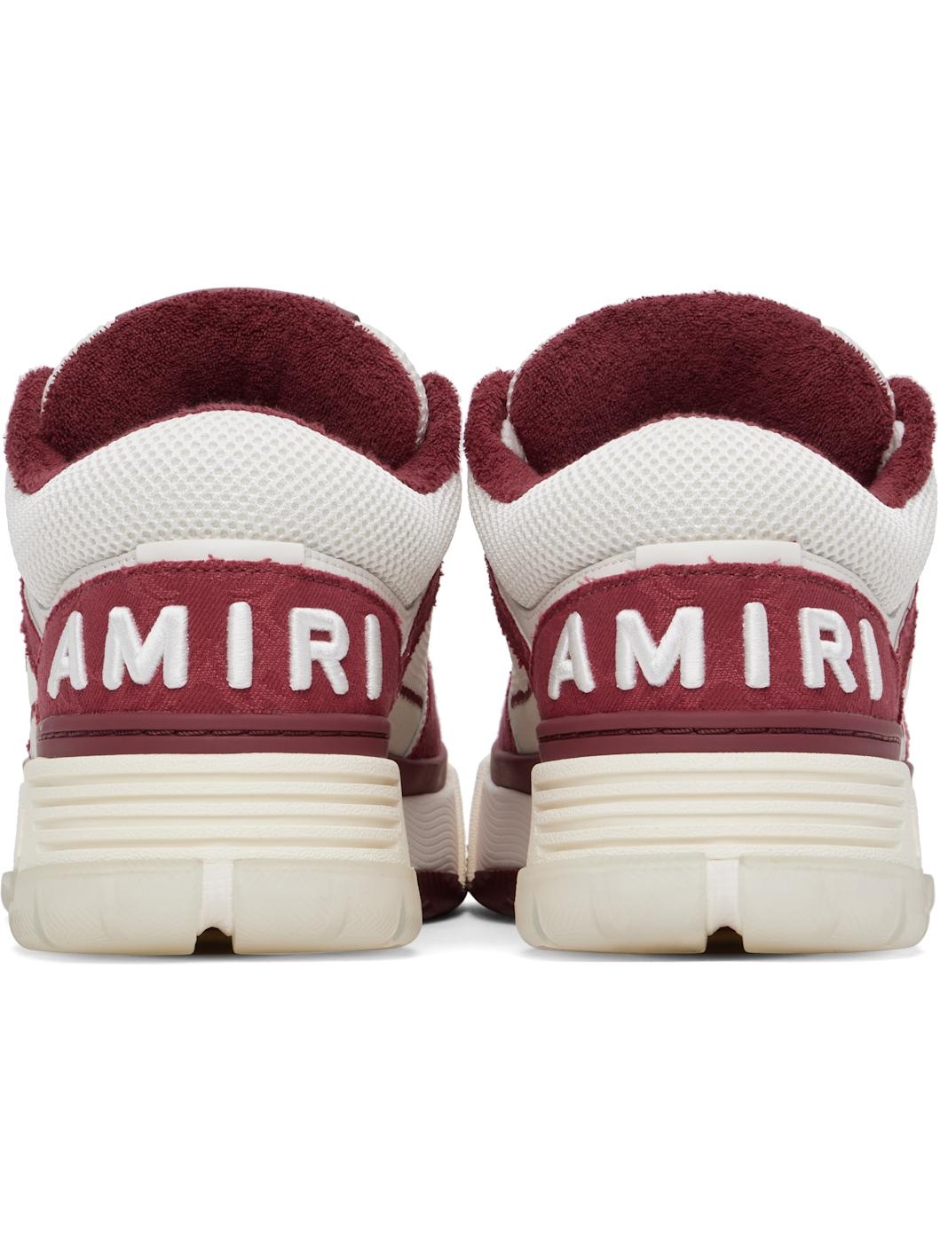 White & Red MA Quad MA-1 Sneakers - 2