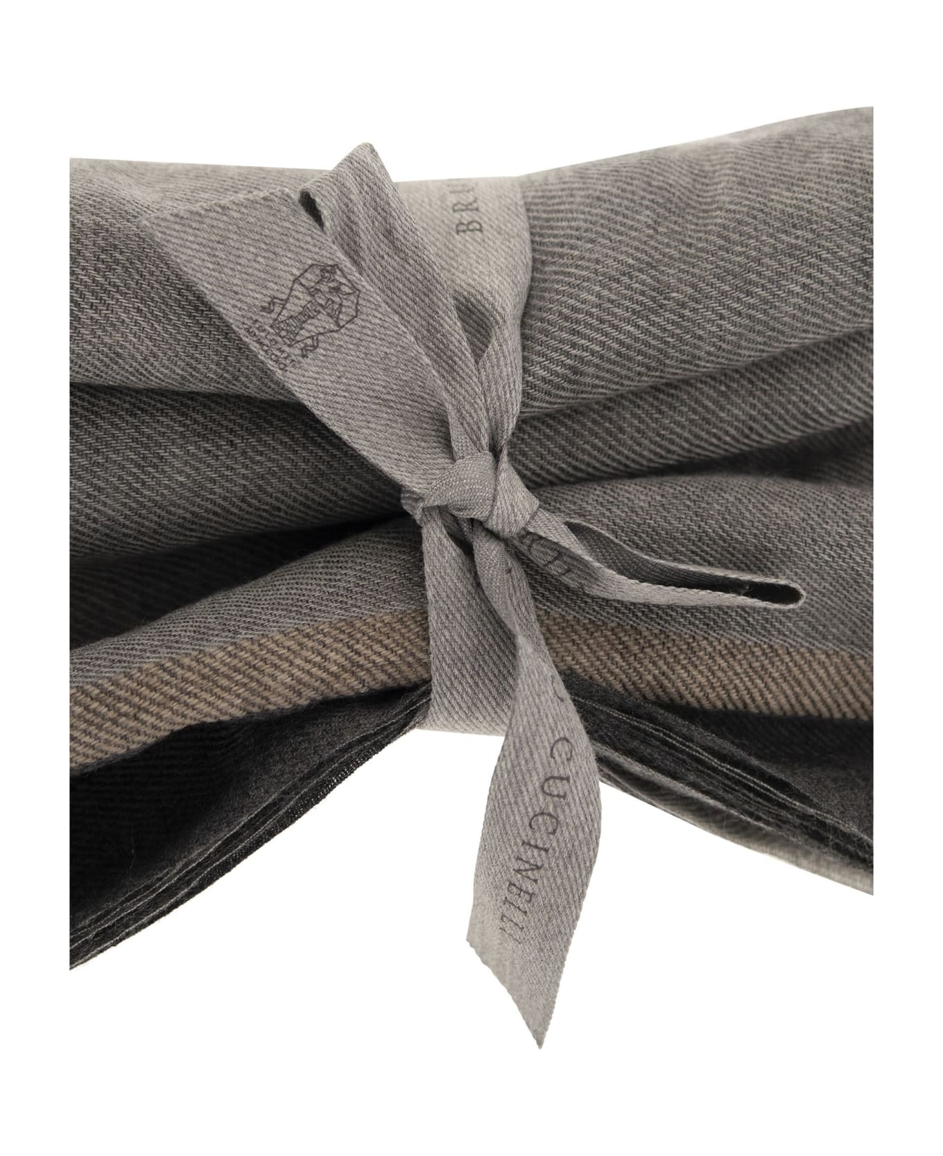 Colorblock Cashmere And Silk Scarf - 3