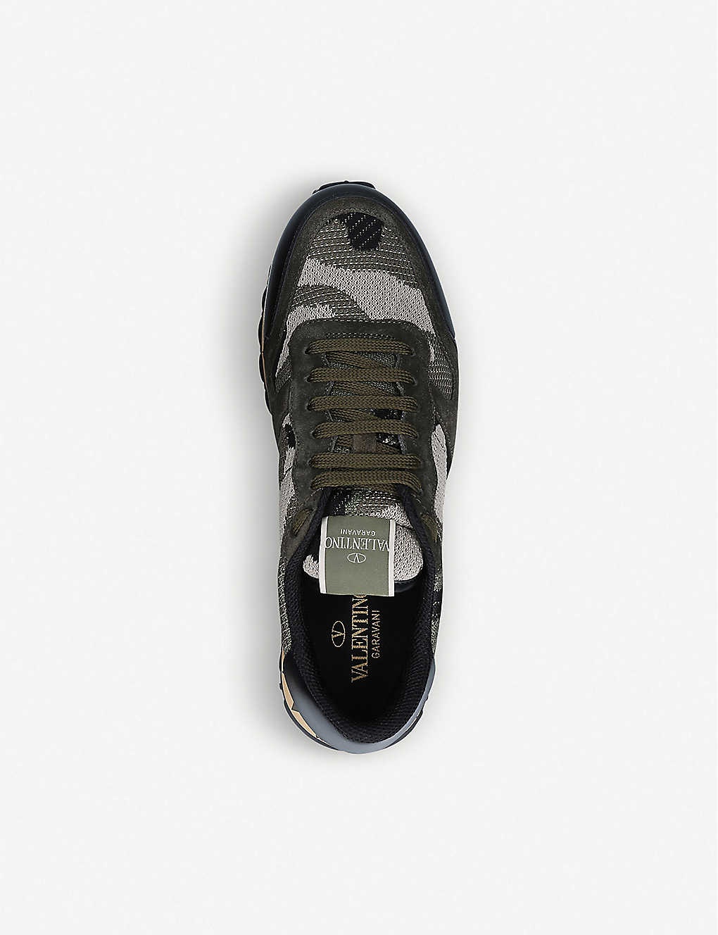 Full leather camouflage trainers - 2