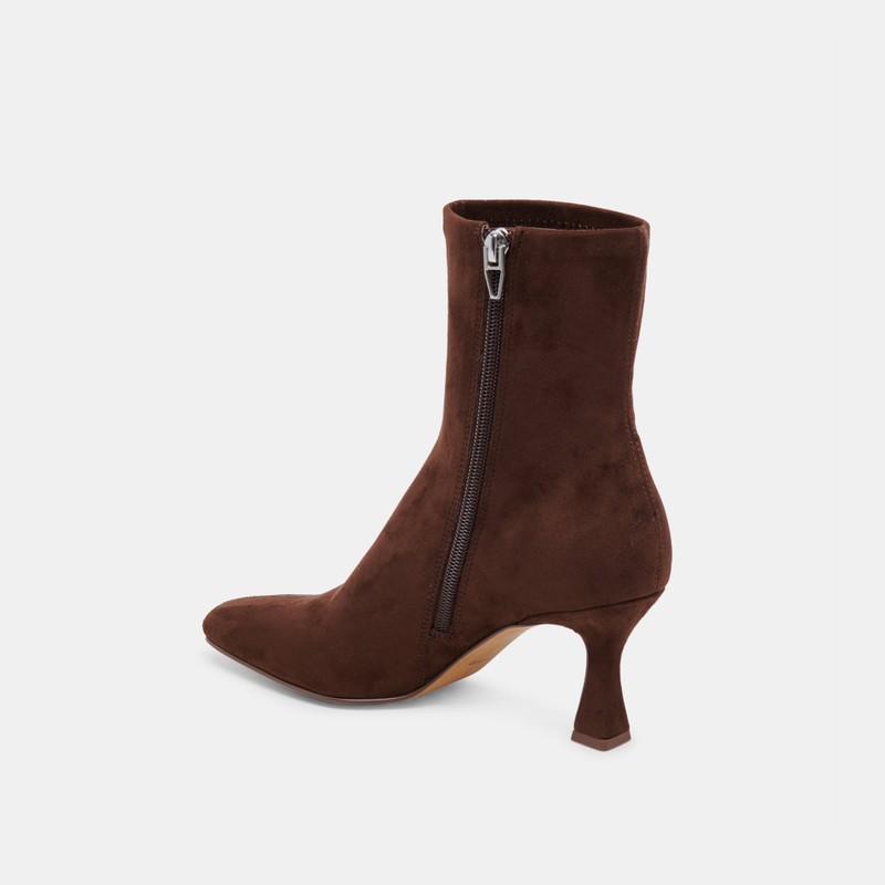 GLAMOR BOOTS DK BROWN STELLA SUEDE 5