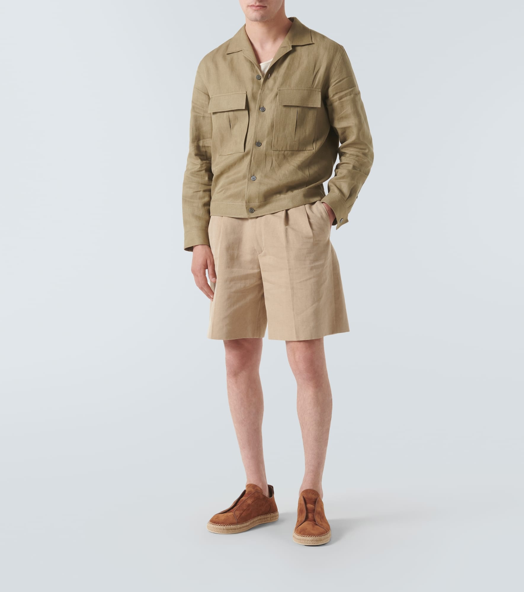 Triple Stitch suede espadrilles - 2
