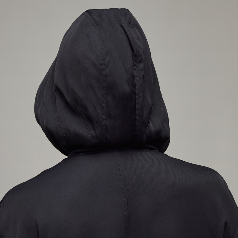 Y-3 Rayon Twill Hooded Top 6