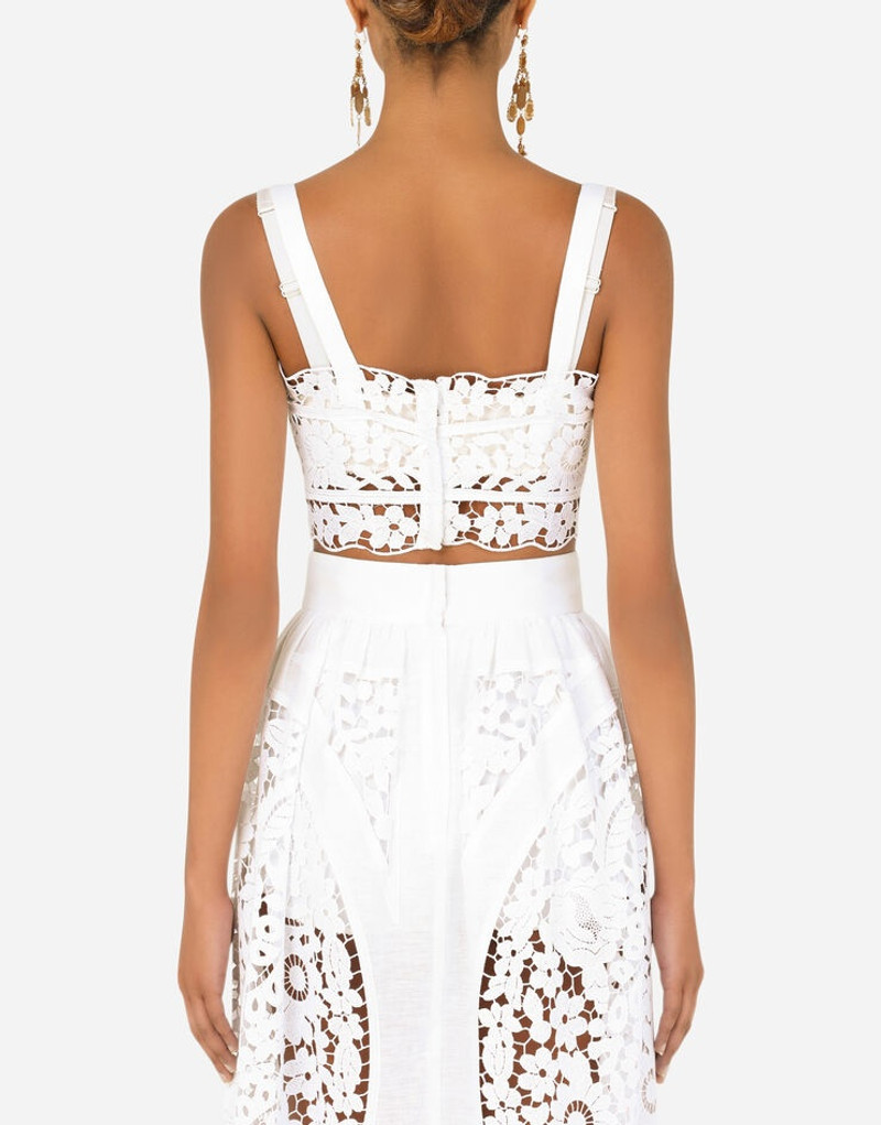 Embroidered linen top 3
