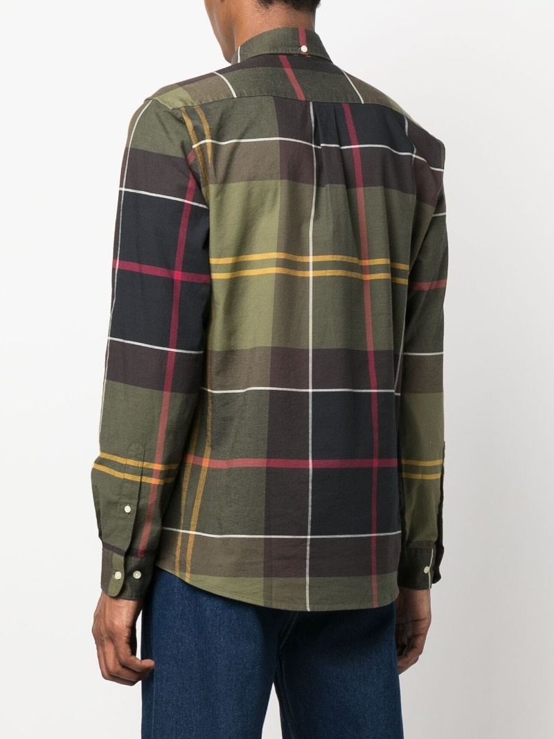 plaid-print long-sleeve shirt - 5