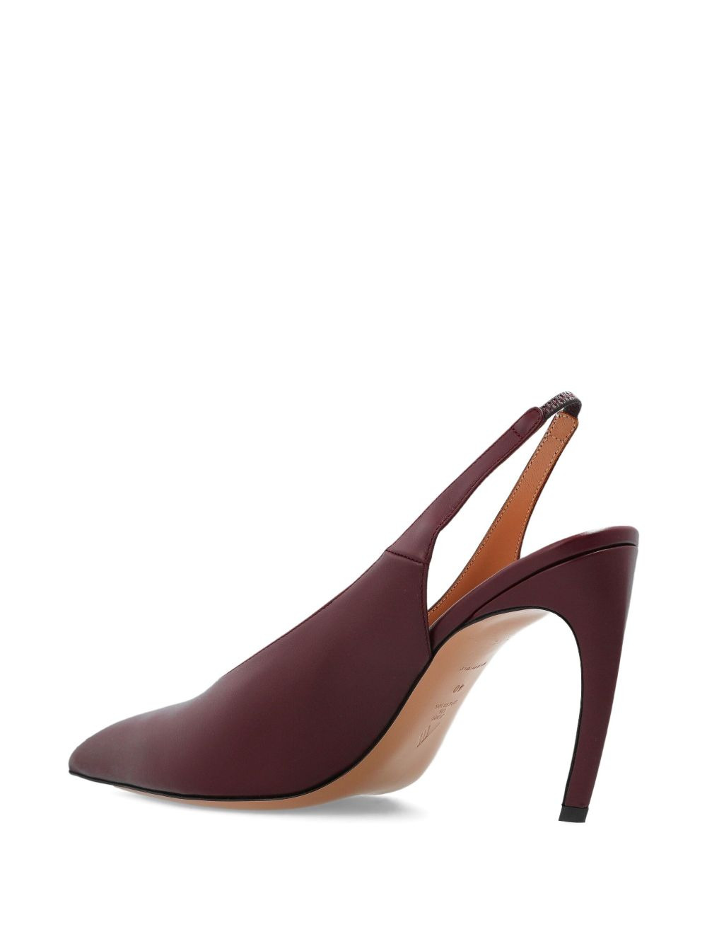11mm slingback pointed-toe pumps - 4